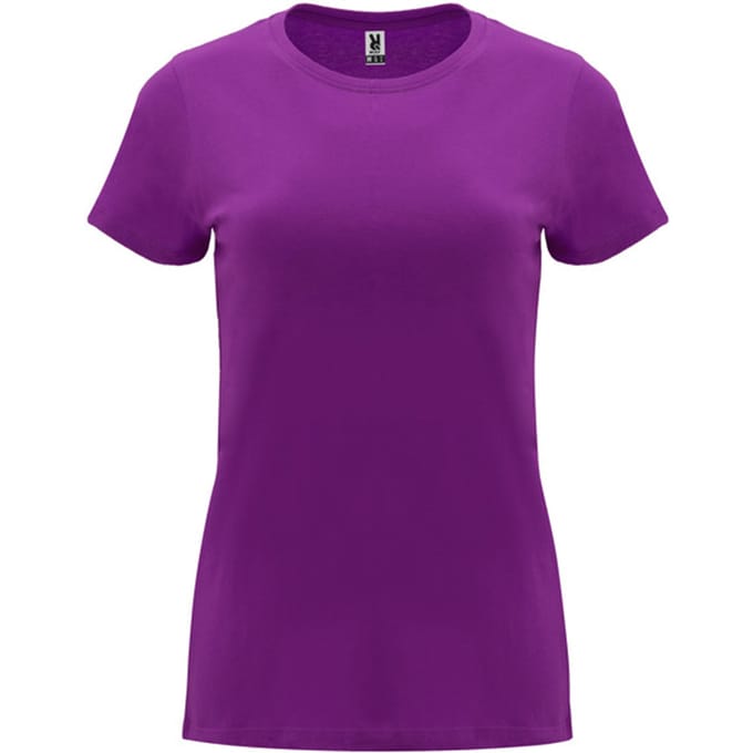 Roly Dames/Dames Capri T-Shirt (Paars)