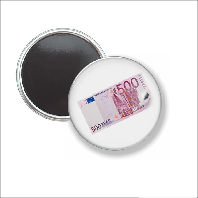 Button Met Magneet - 500 euro - NIET VOOR KLEDING