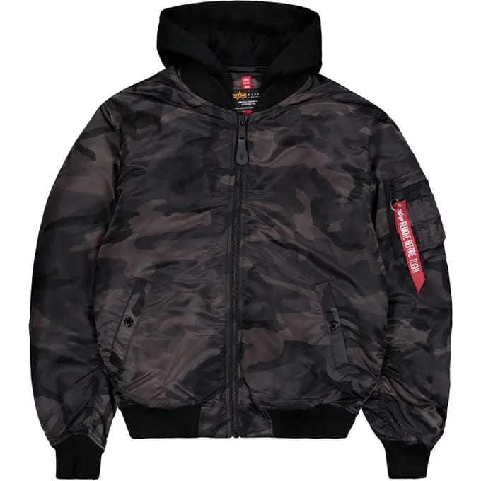 Geborduurd jack aan de achterkant Alpha Industries MA-1 ZH
