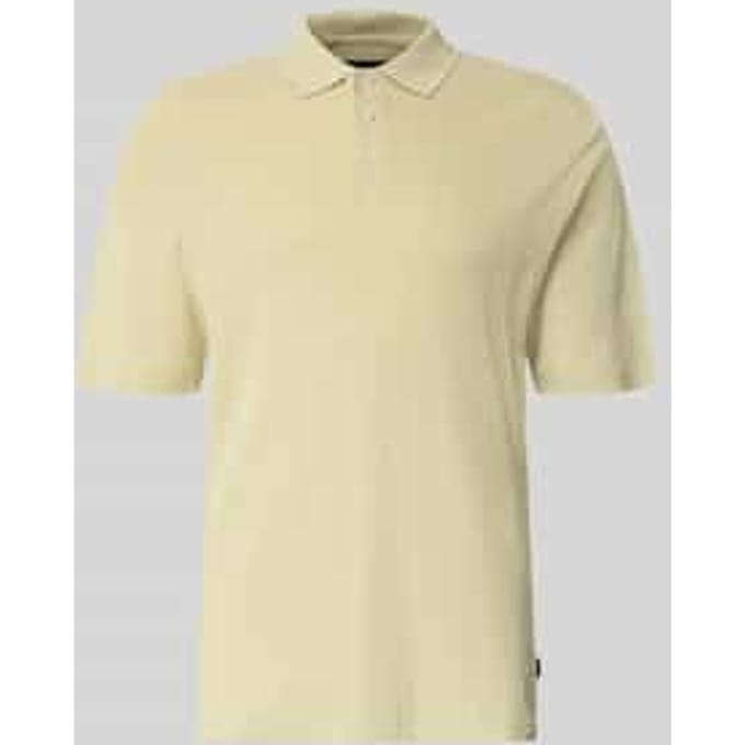 regular fit poloshirt met knooplijst