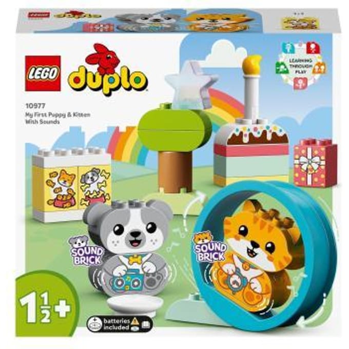 LEGO 10977 Mijn eerste Puppy en Kitten met geluid Bouwsets