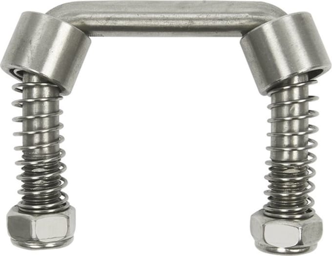 ProPlus Sjorbeugel met veer - RVS - 800 kg trekkracht - 70 mm