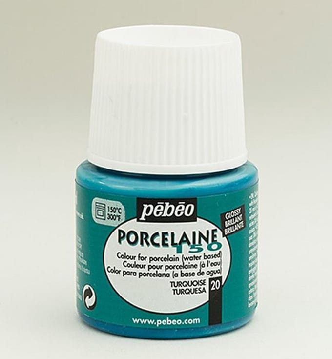 Porseleinverf - 20 Turquoise - Pebeo - 45ml