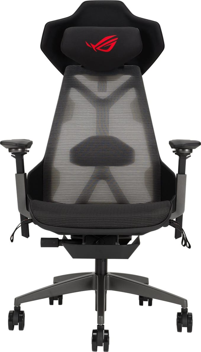 ASUS ROG Destrier Ergo - Gamestoel - Max 120 kg - zwart