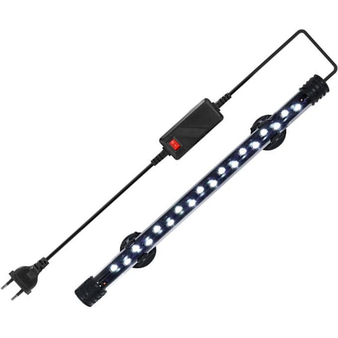Aquariumverlichting LED Aquariumverlichting Onderwaterverlichting 28cm EU wit