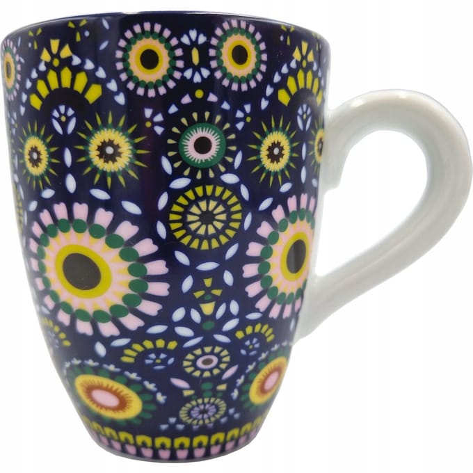 Bogucice Folk Porseleinen Mok 300 ml - handgemaakt ontwerp