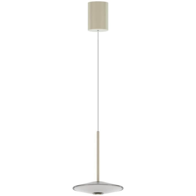 LOOM DESIGN LED hanglamp Solene, wit, glas, Ø 20 cm