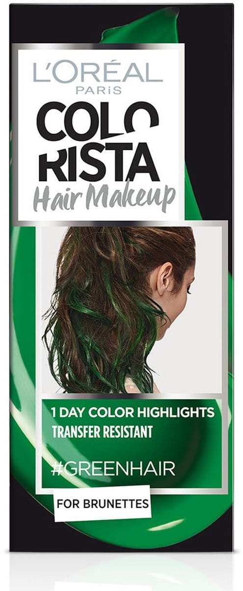LOREAL PARIS - COLOR RISTA - HAAR MAKE UP - HAARVERF - GROEN- GREENHAIR- HIGHLIGHTS - VOORDEEL - 2X 30ML