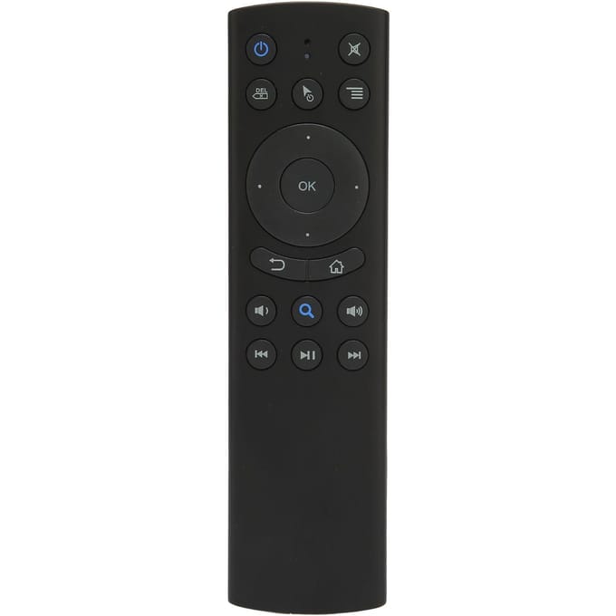 Télécommande Bluetooth Apprentissage IR Multifonction Télécommande de Remplacement pour Projecteur Boîtier TV black