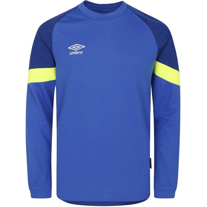 Umbro Raglan-keepersshirt voor kinderen (Oogverblindend Blauw)