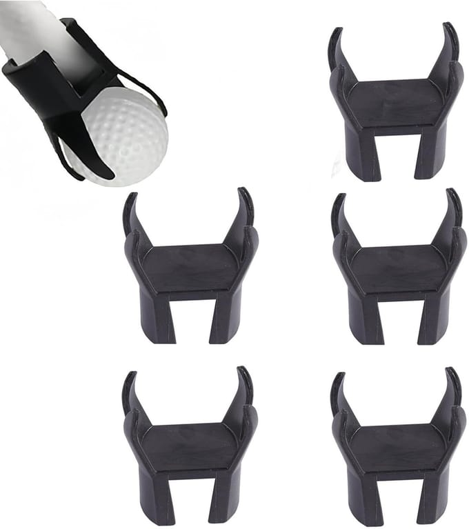 NTH products- Golfbal Retriever - 4-Claw Picker - Golfaccessoires - Putter Bevestiging - Schokbestendig - Lichtgewicht - Rubber Constructie