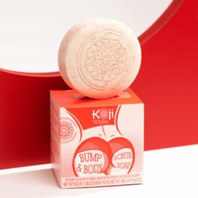 Koji White - Bump & Body Skin Brightening Scrub Soap 80g x 2