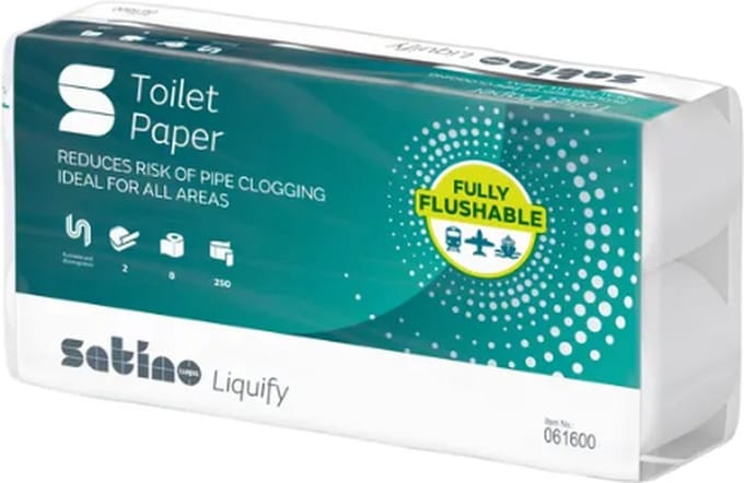 Satino Liquify Toiletpapier 2-laags 250vel-(8x 8 stuks)