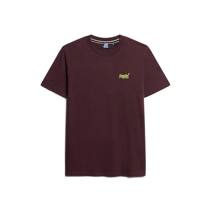 T-shirt van biologisch katoen Superdry Essential Logo