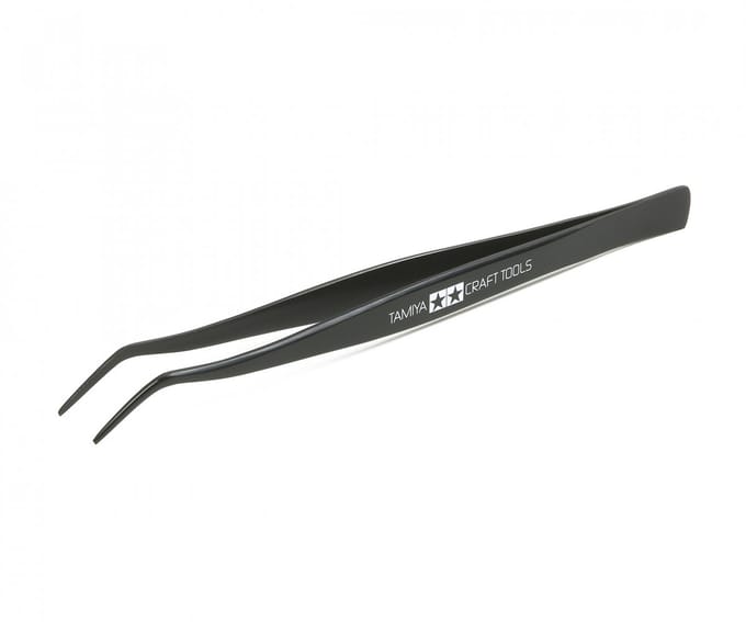 Tamiya Hobbypincet - 174003 Gebogen Pincet Gereedschap