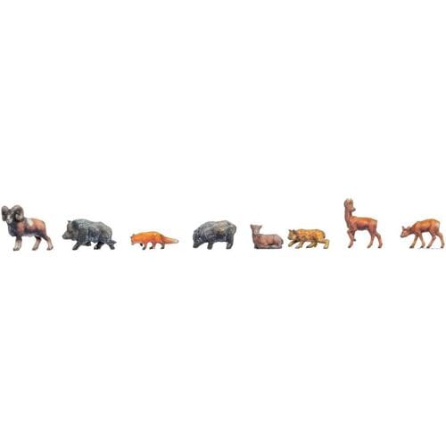 NOCH 44543 Z Bosdieren figuren Geverfd, Staand, Zittend