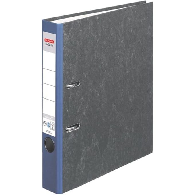 herlitz ordner maX.file nature, A4, rugbreedte 50 mm, blauw