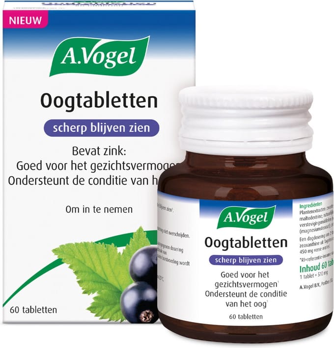 A.Vogel Oogtabletten - 2 x 60 tabletten - Voordeelverpakking