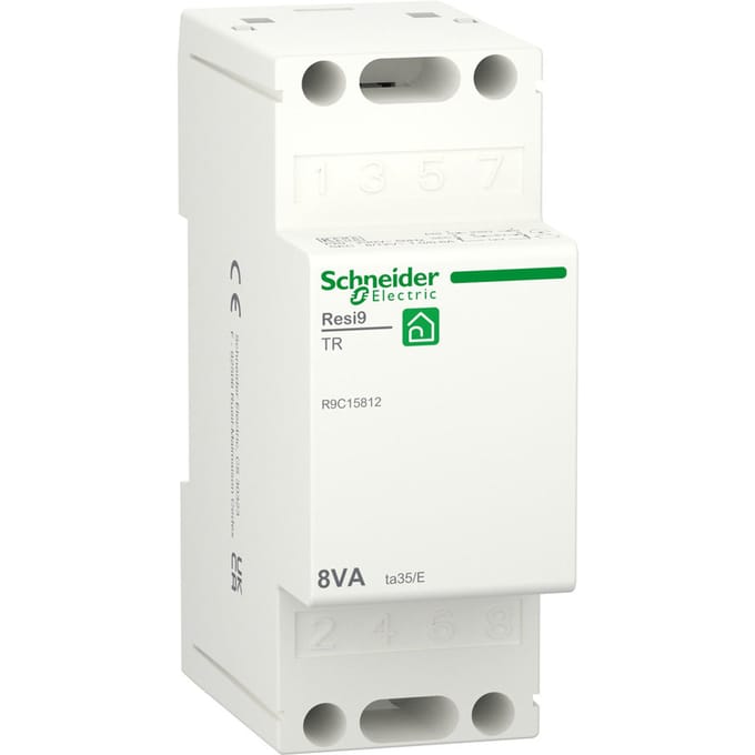 Schneider Electric Resi9 8-12VAC Veiligheidstransformator - R9C15812
