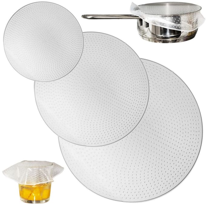 Set de 3 Couvercles Alimentaires Extensibles en Silicone Orion 15/20/26cm