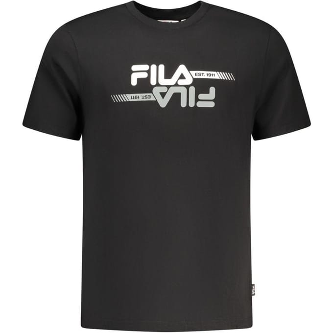 FILA Manta Regular Graphic T-shirt Black Taglia: M | Magliette basic Outlet | Uomo | Nero