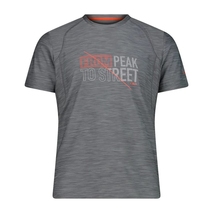 Rekbare bedrukte shirt CMP
