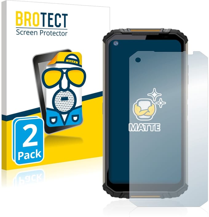 BROTECT - Screenprotector voor Oukitel WP16 - Folie Beschermfolie matte 2 Stuks