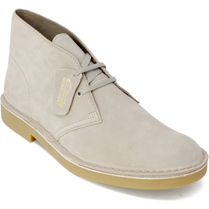 CLARKS Desert Bt Evo Heren Veterschoenen - Sand Suede