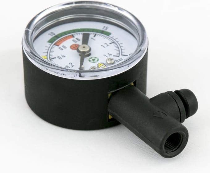 Manometer met geïntegreerde naald