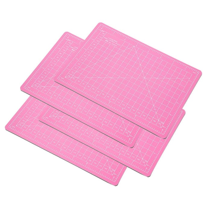 4 Stuks Snijmat A5 Roze PVC Model Snijmat Ambachtelijk Papier Carven Graveren Schaalbord pink
