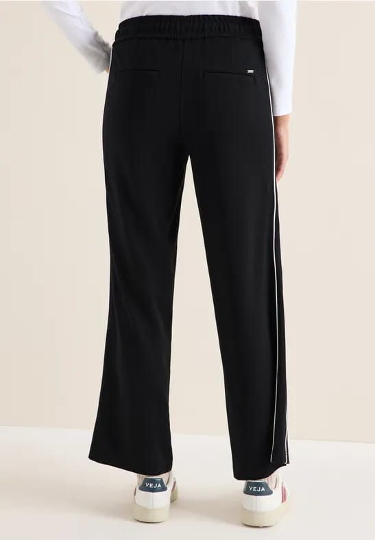 Wide Legs broek met tape