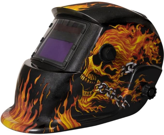 Lashelm instelbaar - automatisch - Heavy metal editie - TOPGEAR