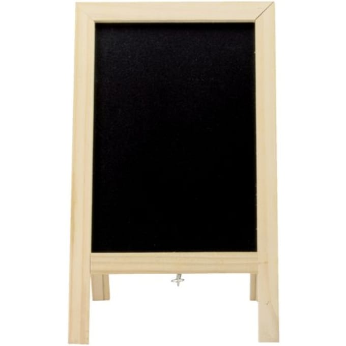 Securit® dubbelzijdig mini-sandwichkrijtbord in zwart