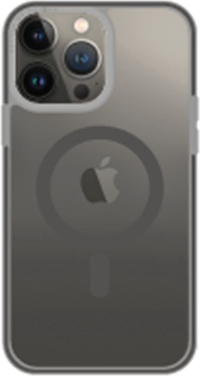 UNIQ Combat iPhone 14 Pro Max hoesje 6.7  Magclick Opladen zwart/beton houtskool