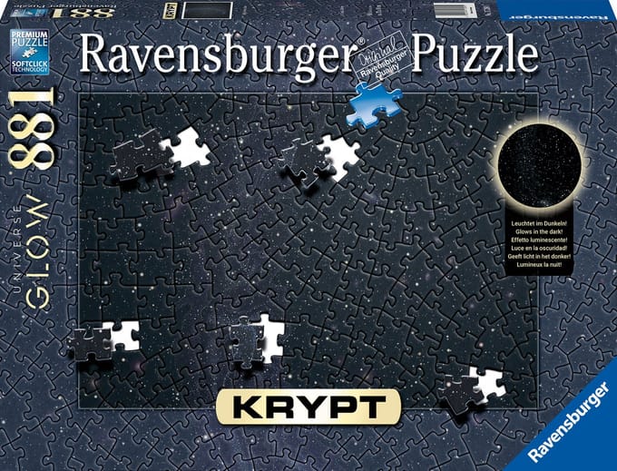 Ravensburger puzzel Krypt Universe Glow - Legpuzzel - stukjes