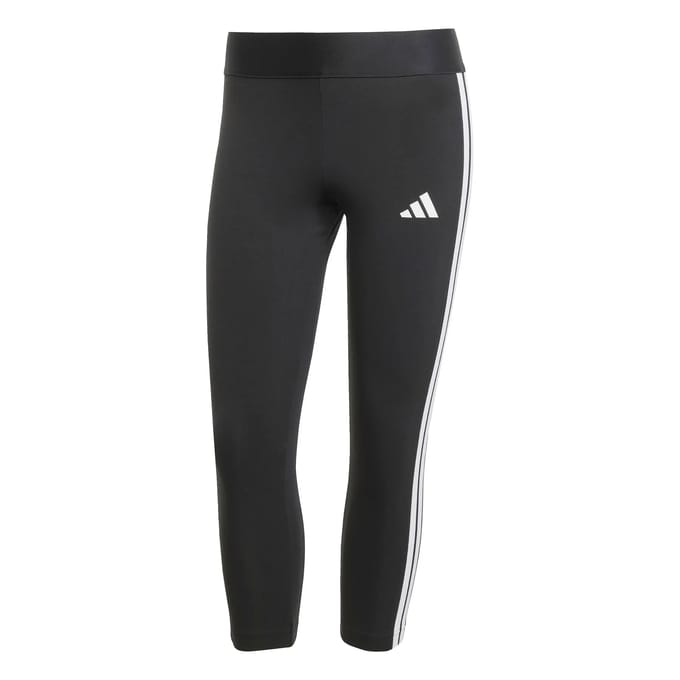 Adidas Sportswear Essentials 3-Stripes 3/4 Legging - Dames - Zwart