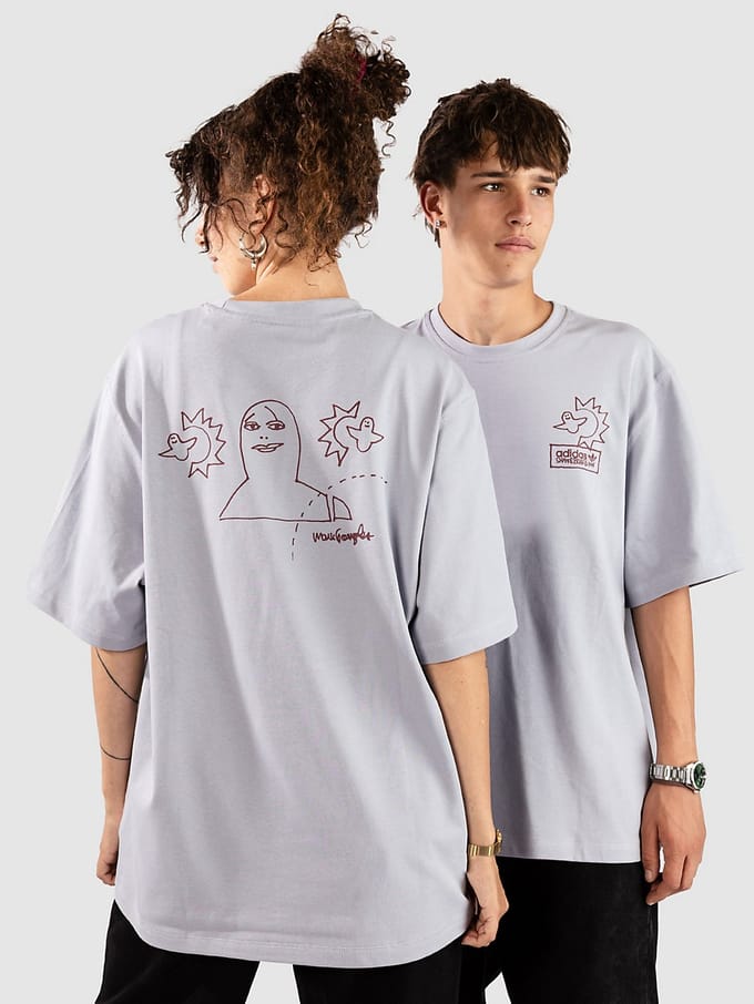 adidas Skateboarding Gonz Na T-Shirt grijs