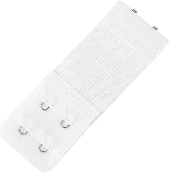 Hiden – Beha Extender 2 Haaks - Wit - 2 stuks
