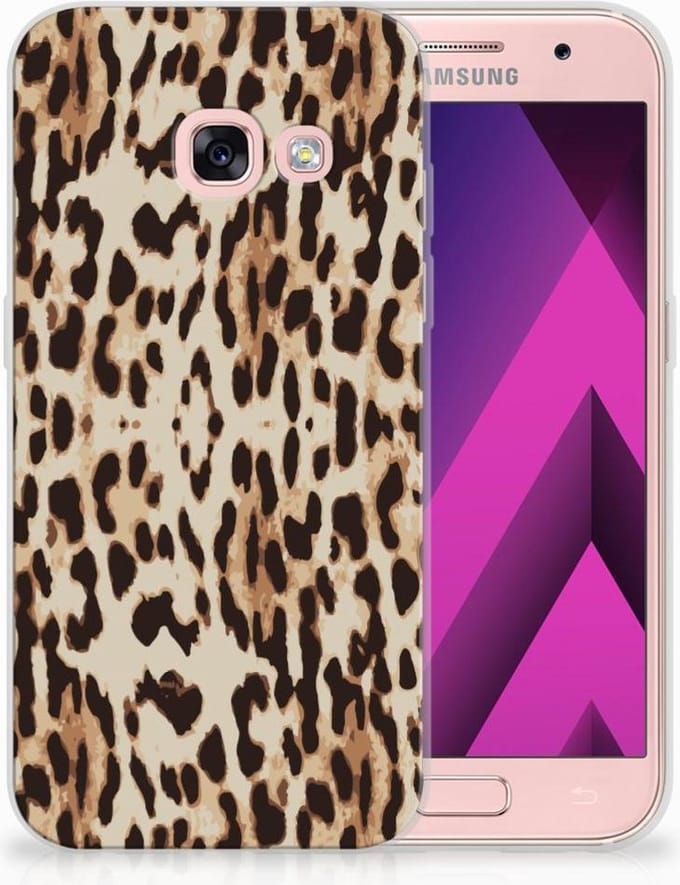 Samsung Galaxy A3 2017 TPU Hoesje Leopard
