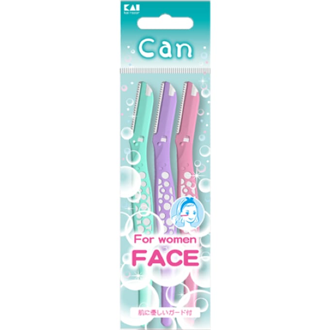 KAI - Can Bubble Face Razor L Type - 3stuk