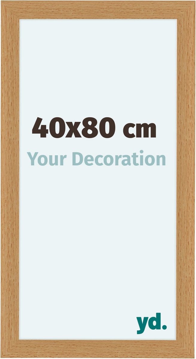 Your Decoration - Fotolijst 40x80 cm - MDF - Beuken - Como