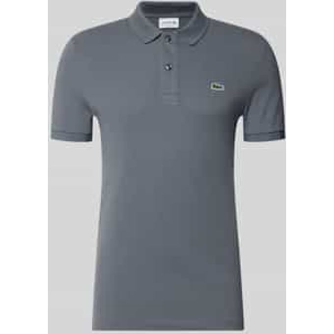 slim fit poloshirt van puur katoen