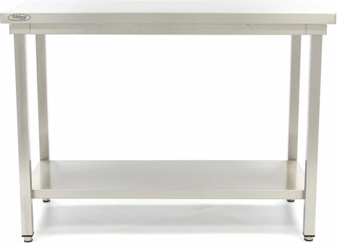 Maxima Werktafel rvs 80 x 70 cm Verstelbare Hoogte