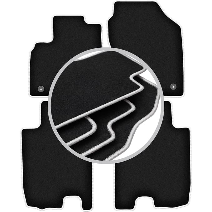 CARLUX-SILVER automatten voor: Honda Jazz III hatchback (2011-2014)