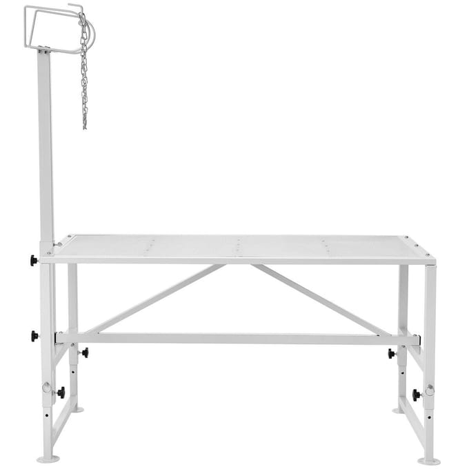Vee Standaard Geit Trim Stand 21 -33  Hoogte 47x23 in Tafelblad Wit