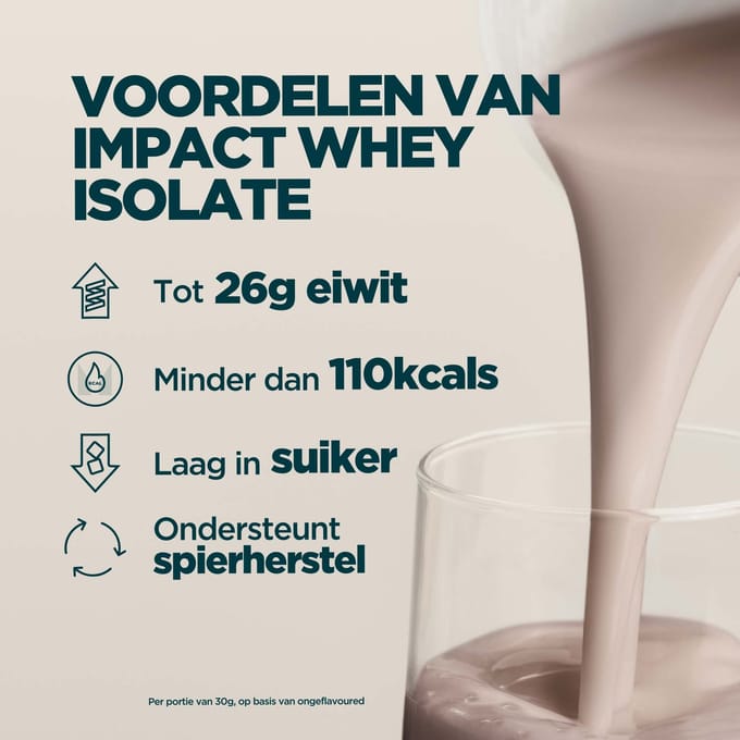Impact Whey Isolate - 450G - 15servings - Chocolade Smooth