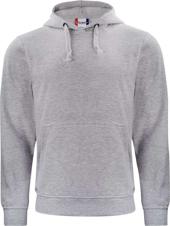 Clique Basic hoody Grijs Melange maat 5XL
