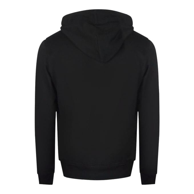 Diesel Heren 1978 Logo Hoodie (Zwart/Rood)