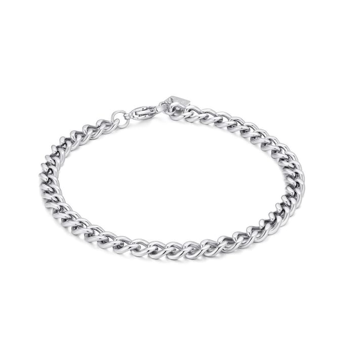 Twice As Nice Armband in edelstaal, gourmet 5 mm 21cm