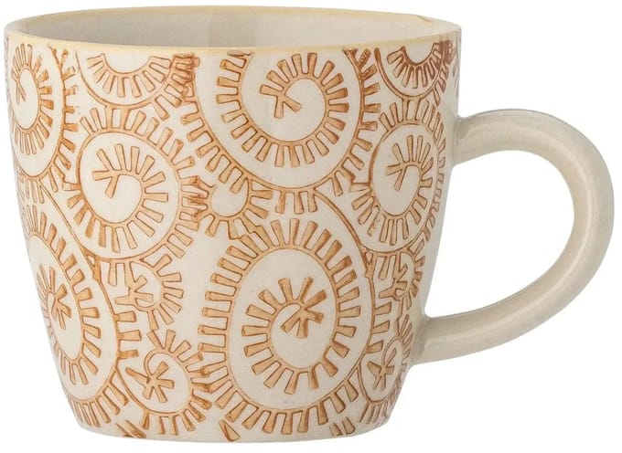 Bloomingville Mok aardewerk oranje Maple 7cm